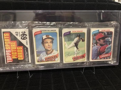 1980 Topps Rack Pack Sin Abrir * Posible Rickey Henderson RC, Ozzie Smith 2do? Foto 1 de 2