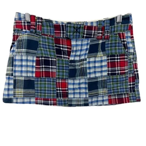 Vintage Y2K American Eagle Outfitters Patchwork Madras karierter Minirock Größe 4 - Bild 1 von 7