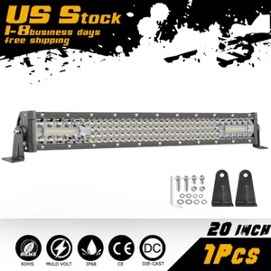 Para Toyota RAV4 19-UP Detrás Parrilla Delantera 20" LED Barra de Luz de Trabajo Punto Peine de Inundación - Imagen 1 de 12