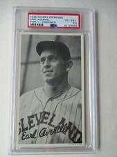  PSA 4. 5 1936 GOUDEY PREMIUMS TYPE 1 PORTRAIT EARL AVERILL NICER