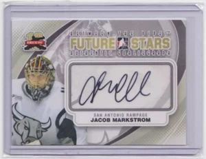 2011-12 ITG BETWEEN THE PIPES FUTURE STARS AUTO JACOB MARKSTROM #A-JM N.J DEVILS - Picture 1 of 2