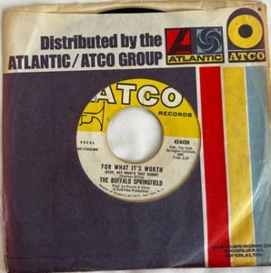 Buffalo Springfield - For What It's Worth / Do I Have To - 7" Atco 45 rpm - Picture 1 of 4