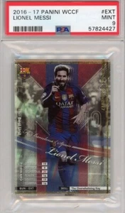 2016 Panini WCCF #EXT Lionel Messi PSA 9 Mint FCB Rare - Picture 1 of 2