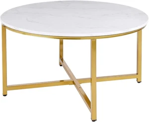 Modern round Coffee Table for Living Room, Sofa Center Table for Dining Room, Mo - Picture 1 of 10