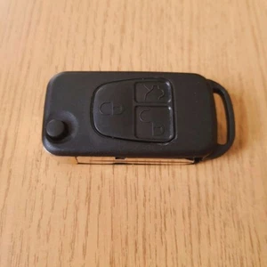 Replacement 3 Button Remote FOB Flip Key Case for Mercedes w168 w202 w140 w210 - Picture 1 of 3