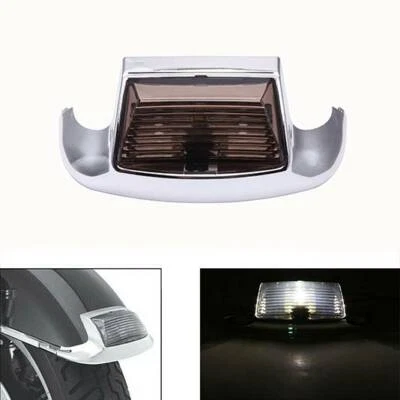 Smoke Lens Front Fender Tip LED Light For Harley Electra Glide Ultra Classic - Image 1 of 4