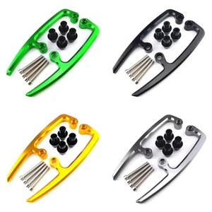 CNC Rear Passenger Seat Hand Bar Grab Bars Fit Kawasaki Ninja 650 Z650 2017-2020 - Imagen 1 de 11