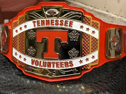 Customer  tennesse volunteers Championship Belt Adult Size Genuine Leather Cover
