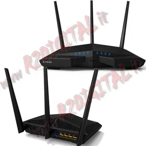 ROUTER TENDA AC18 DUAL BAND GIGABIT AC1900 IPER FIBRA USB 3.0 PRINT SERVER WIFI - Picture 1 of 1