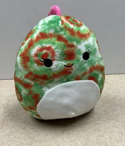 Squishmallow WINIFRED Chameleon Green/Red Tie Dye 8” Plush 2021 Kellytoy - Picture 1 of 9