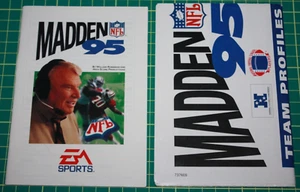 Sega Genesis Manual:  EA Sports Madden 95 - Picture 1 of 4