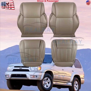 Front Leather Seat Covers For Toyota 4Runner 1996 1997 1998 1999 2000 2001 2002 - Picture 1 of 17