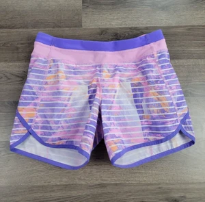 Ivivva by Lululemon Youth Speedy Run Athletic Shorts Lined Gray Girls Size 14 - Picture 1 of 13
