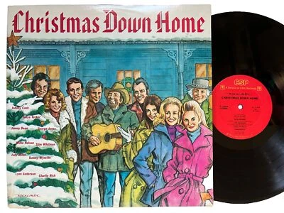 Vintage Christmas Vinyl—Christmas Down Home Jones Nelson Rich Cash CBS P15849 - Image 1 of 2
