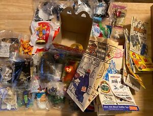 Lot Of 34 McDonald’s Toys 1988 90s - 2006 With 13 Bags Happy Meal