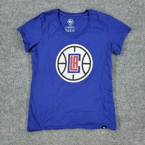Los Angeles Clippers Shirt Damen mittelblau NBA Basketball Grafik Kurzarm - Bild 1 von 12