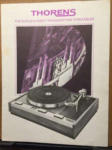 Vtg ELPA Marketing Industries Brochure 1970 Thorens Turntable TD 125 150 Mark II - Picture 1 of 6