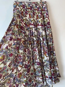 Banana Republic Long Skirt Size 10 Hippie Folk Bohemian Boho Gypsy Peasant Retro - Picture 1 of 11