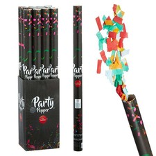 Party Popper Konfetti Kanone Shooter XL 80 cm Konfettikanone schießt 5-8m hoch