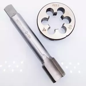 HSS M20 x 1mm Tap & M20 x 1.0mm Die Metric Thread Right Hand - Picture 1 of 4