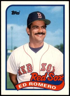 Ed Romero #105T 1989 Topps Traded - Image 1 of 2