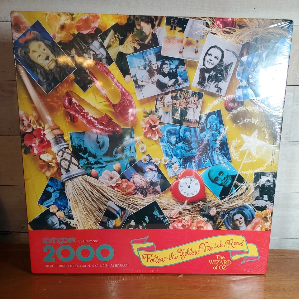 Springbok Wizard of OZ Follow the Yellow Brick Road 2000 Piece Puzzle NEW Sealed - Image 1 of 4