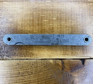Vintage Machinist Westcraft 4H 3184 Spark Plug Feeler Guage Gage - Bild 1 von 3