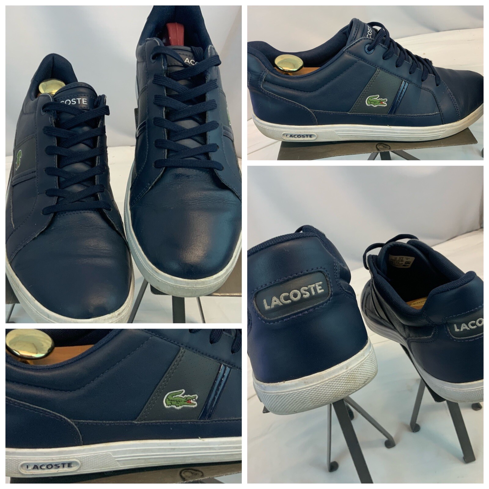 Lacoste Alligator Fashion Sneakers Sz 