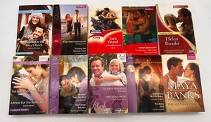 Mills & Boons Book Bundle x 10 Sexy Romance Desire Various Titles Styles - Picture 1 of 6