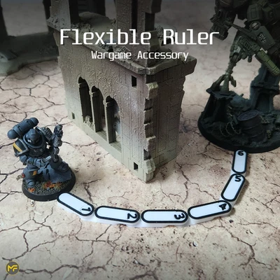 Flexible Ruler - 6inch / 12inch - Tabletop RPG / Wargaming Accessory - Image 1 of 4