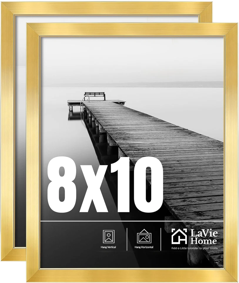 Paquete de 2 marcos de fotos 11X17, marco de póster 11 X 17, 11X17 negro P Foto 1 de 4