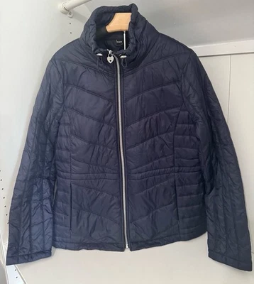 Chaqueta acolchada Guess para mujer azul abrigo ligero ceñido talla XL USADA EN EXCELENTE ESTADO  Foto 1 de 4