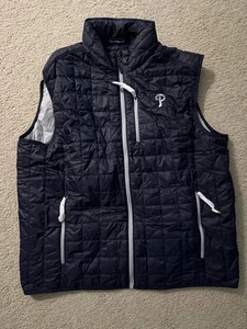 Cutter & Buck Black Philadelphia Phillies MLB IPrimaloft Vest Size XL X-large - Picture 1 of 9