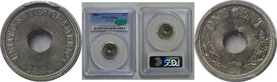 1884 Pattern One Cent  Judd-1721   PCGS Pr-64  CAC - Image 1 of 3