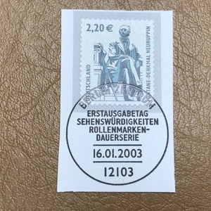 2003 - Mi.Nr.2307 - Sehenswürdigkeiten: Fontane-Denkmal, Neuruppin - ESST Berlin - Imagen 1 de 3