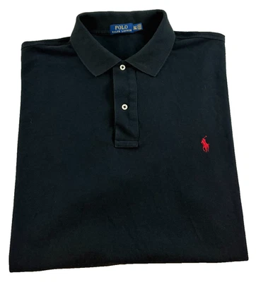 Polo Ralph Lauren Men's Sz. 2XLT Tall Black Short Sleeve Polo Shirt! - Image 1 of 4