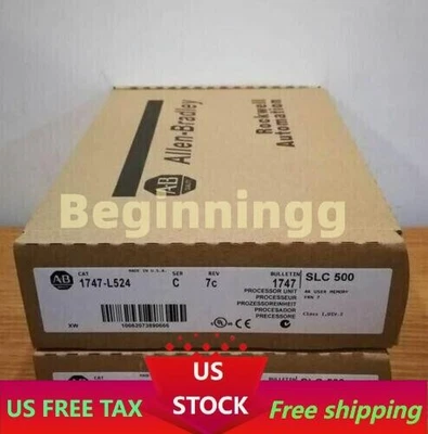 NEW Sealed Allen Bradley 1747-L524 /C SLC 500 CPU Processor Unit Module 1747L524 - Image 1 of 2