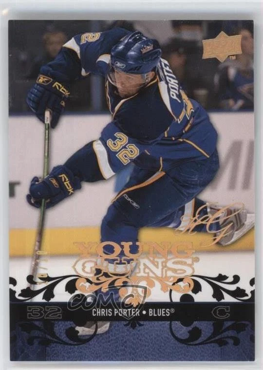 2008 Upper Deck Young Guns UD Exclusives High Gloss /10 Chris Porter Rookie RC - Image 1 of 2