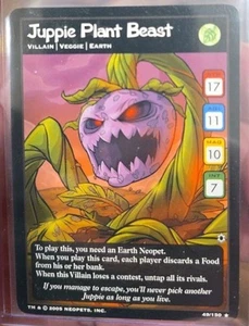 NEOPETS JUPPIE PLANTA BESTIA RARO #49 EL JUEGO DE HADAS MÁS OSCURO 49/150 COMO NUEVO DE COLECCIÓN - Imagen 1 de 3