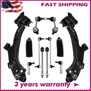 12× Control Arm Suspension Kit w/ Ball Joints Tie Rod Set For 07-11 Honda CR-V - Picture 1 of 8