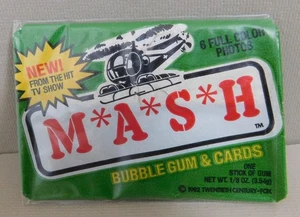 1982 Donruss MASH TV Show Trading Cards One Vintage Factory Sealed Wax Pack - Picture 1 of 8