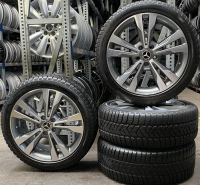 4x Original Mercedes-Benz Winterräder 225/45 R18 95H - für C-Klasse W205 S205 13 - Bild 1 von 4