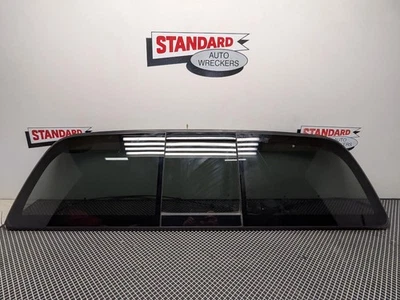 Used Rear Back Glass fits: 2017 Toyota Tacoma sliding power privacy tint Rear Gr - Image 1 of 4