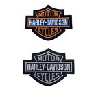 Set of Two Harley Davidson Embroidered Iron on 3" Patches