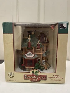 Lemax Coventry Cove Casa Illuminata L'Angolo di Natale Ceramica Costruzione Cord Box - Foto 1 di 9