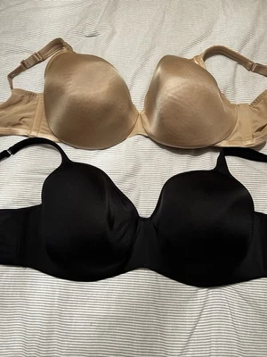 Бюстгальтер Cacique Intimates 38H лот из 2 на косточках полное покрытие с легкой подкладкой - Изображение 1 из 4