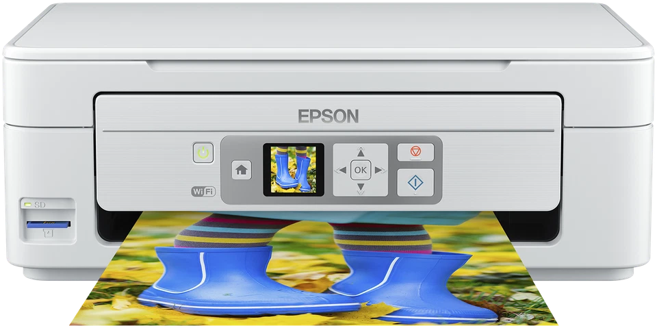 Epson XP-345-435 All-in-One Wireless Inkjet Printer - White +INKS - Image 1 of 2