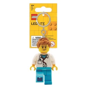 LEGO Male Doctor Minifigure Iconic Key Light (Keyring / Keychain) - Picture 1 of 9