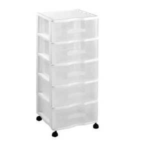 Cajonera oficina carro peluquería 5 cajones organizador de plástico - Imagen 1 de 2