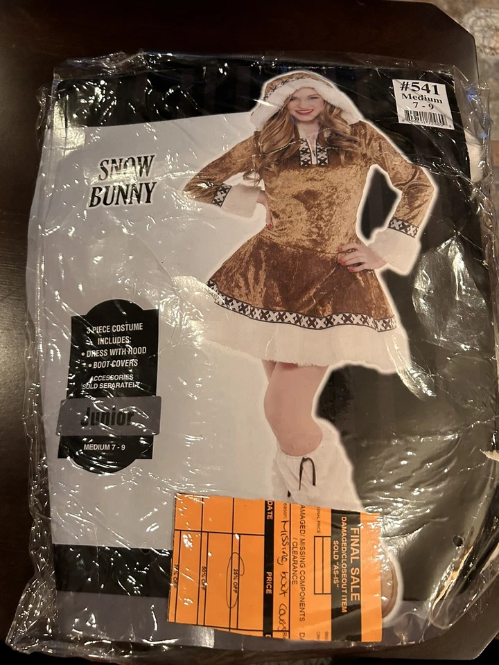 Костюмы на Хэллоуин (младший) Snow Bunny (размер med 7-9) - Изображение 1 из 2